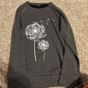 Gray Dandelion Crewneck